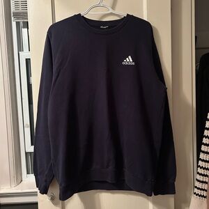Adidas Men's Dark Blue Crewneck Sweater